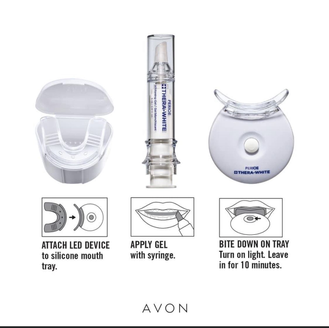 Perioe Thera-White Instant Whitening LED Light System by Avon