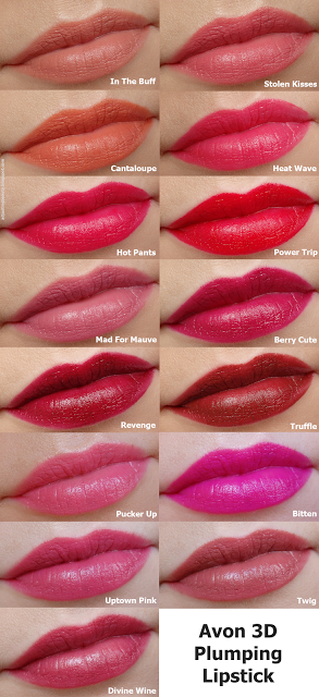 Adjusting Beauty: Review: Avon 3D Plumping lipsticks (Beyond Color lipsticks)