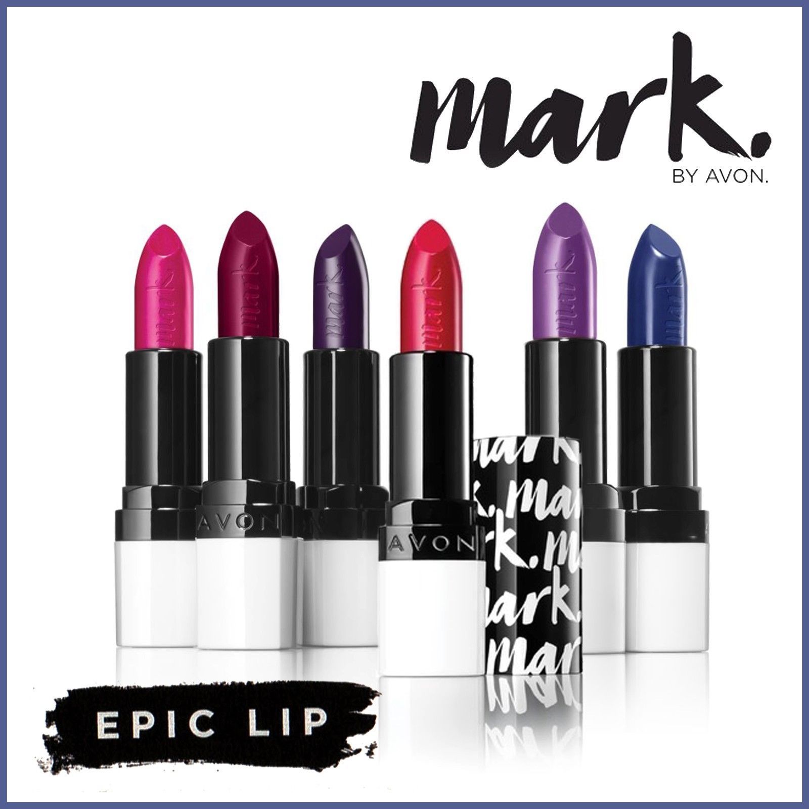 £4.49 GBP – Avon Mark Epic Lip Lipstick – Long Lasting With Built In Primer – All Shades #ebay #Fashion