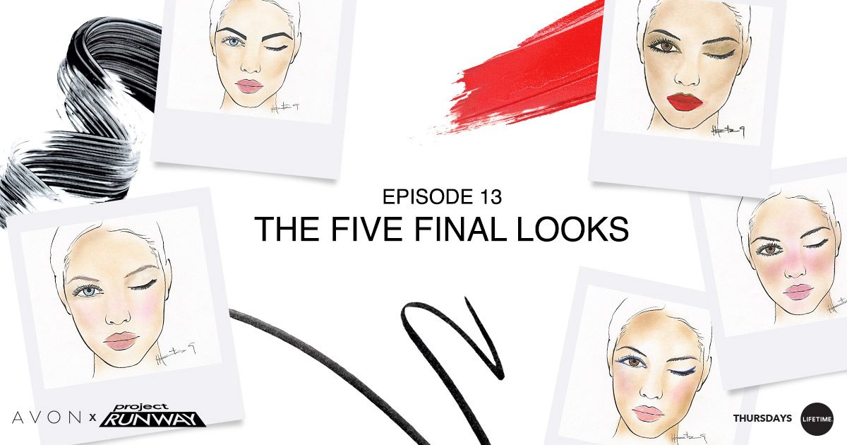 Get the 5 Finale Looks created by Avon Lead Makeup Artist Hector Simancas! #AvonxProjectRunway…