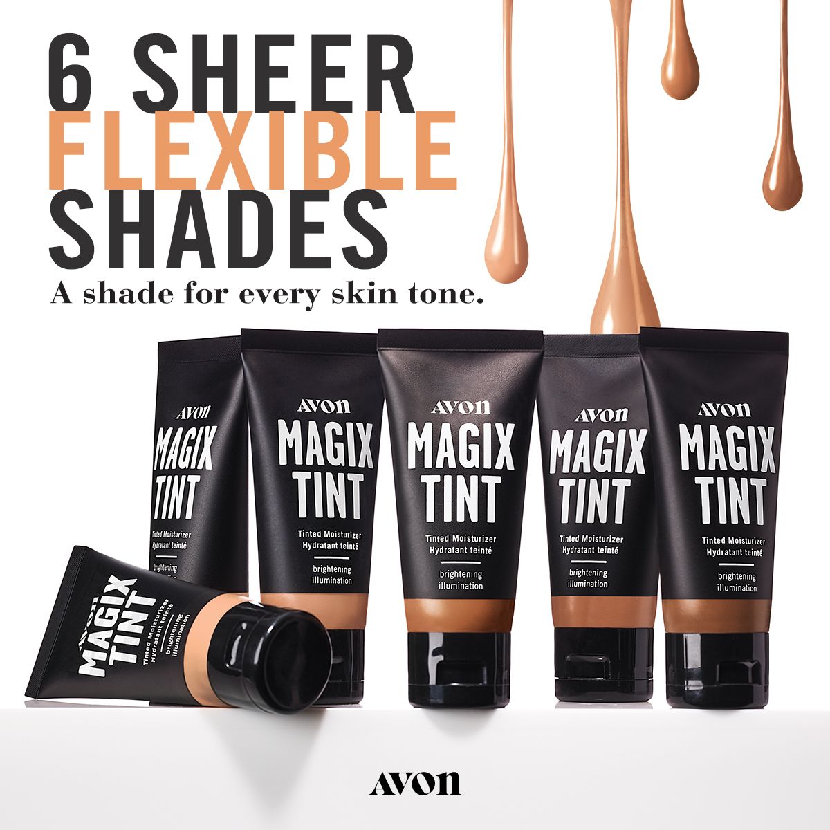 A foundation that moisturizes and protects your skin from damaging sun rays. Avon Magix…