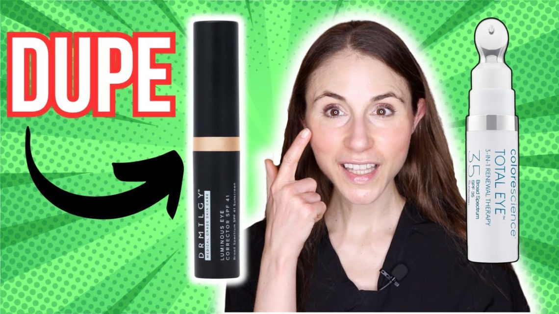 Colorescience Total Eye DUPE? DRMTLGY Luminous Eye Corrector SPF 41 Review