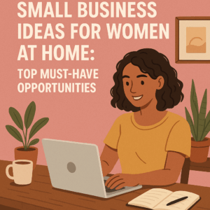 Generate a high-quality, relevant image prompt for an article about: Small Business Ideas for Women